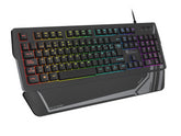 Teclado Gaming Genesis Rhod 350 Usb Retroiluminado Membrana Negro